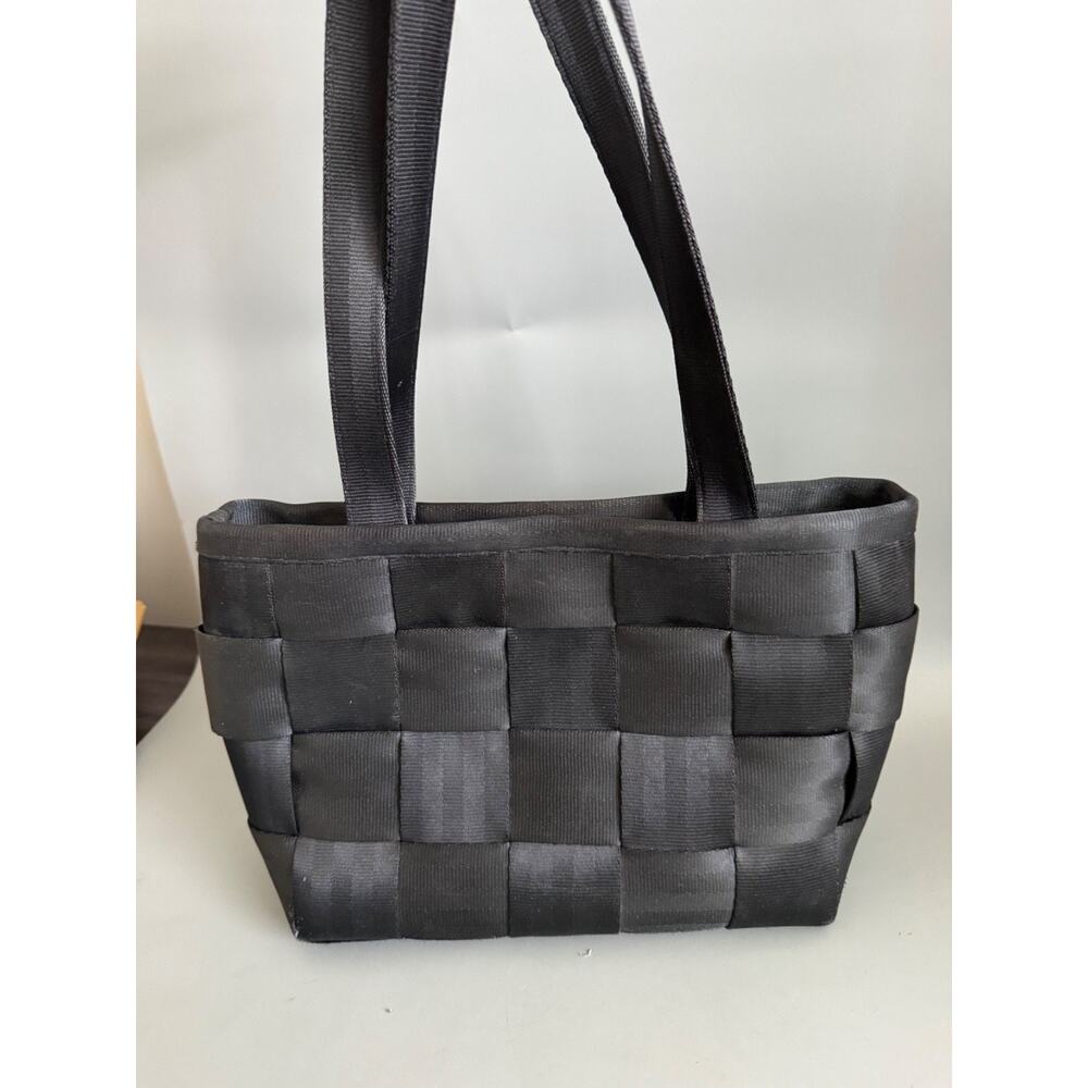 Harvey’s Seatbelt Handbag Original Detroit Purse Black Upcycle Made In USA - Picture 5 of 13